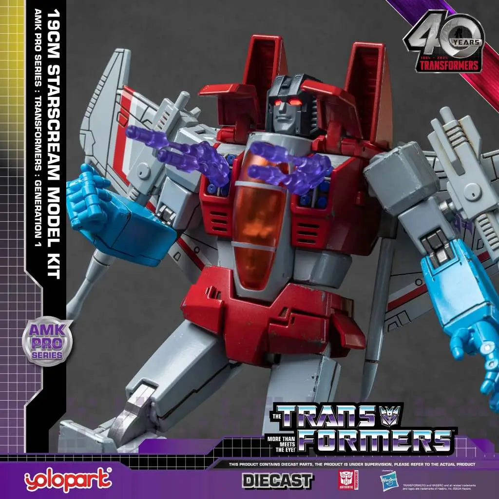 Yolopark Transformers G1 AMK Pro Series Starscream – 19cm Premium Modellbausatz