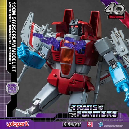 Yolopark Transformers G1 AMK Pro Series Starscream – 19cm Premium Modellbausatz