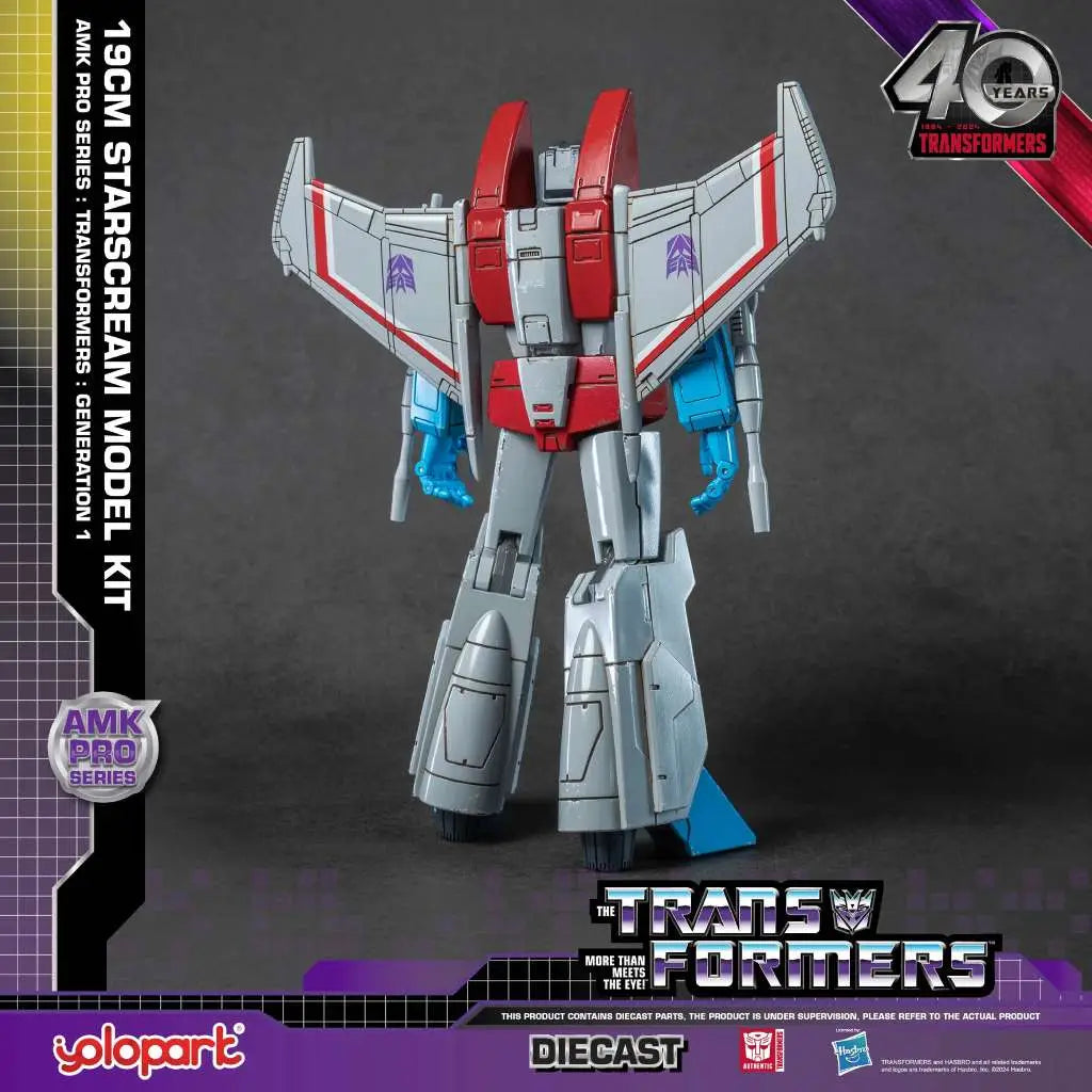 Yolopark Transformers G1 AMK Pro Series Starscream – 19cm Premium Modellbausatz