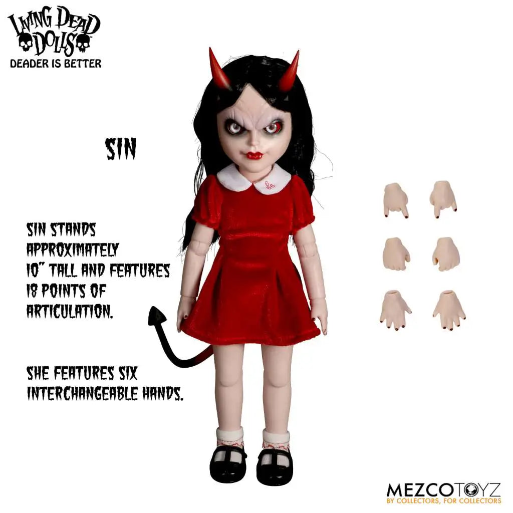 Mezco Toys Return of the Living Dead Dolls: Sin Actionfigur – 25 cm Sammlerpuppe