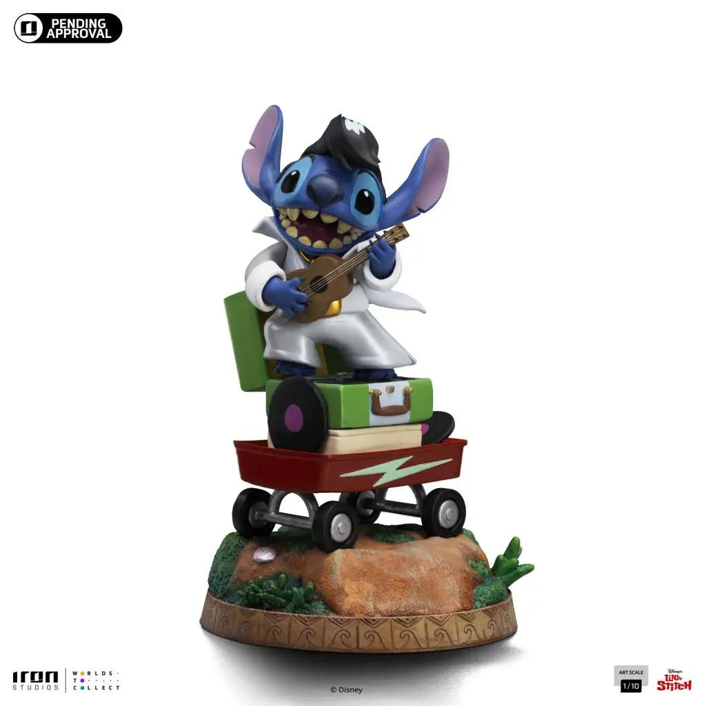 Iron Studios Disney Lilo & Stitch: Stitch King of Rock – Art Scale 1:10 Statue
