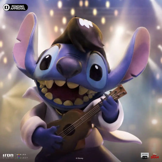 Iron Studios Disney Lilo & Stitch: Stitch King of Rock – Art Scale 1:10 Statue
