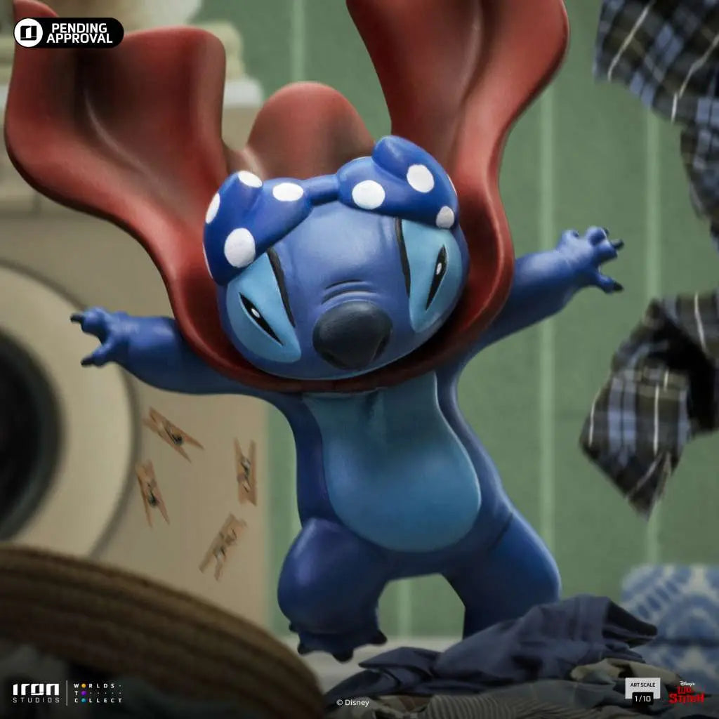 Iron Studios Disney Lilo & Stitch: Stitch Laundry – Art Scale 1:10 Statue