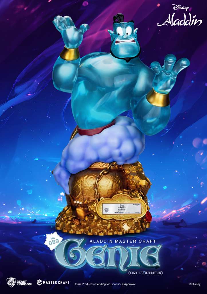 Disney Aladdin Genie Master Craft 42cm Statue limitiert Beast Kingdom