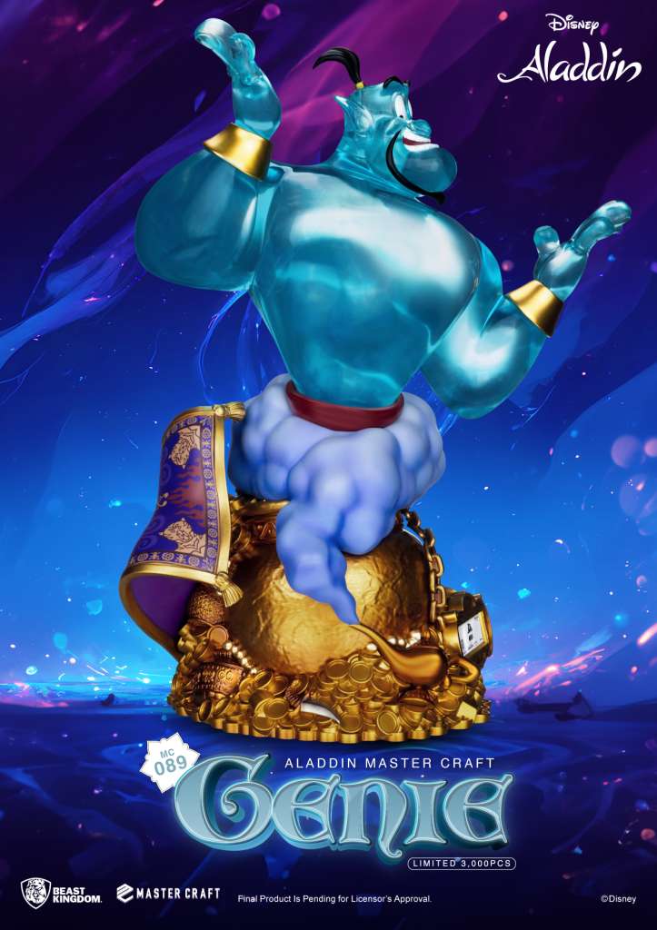 Disney Aladdin Genie Master Craft 42cm Statue limitiert Beast Kingdom