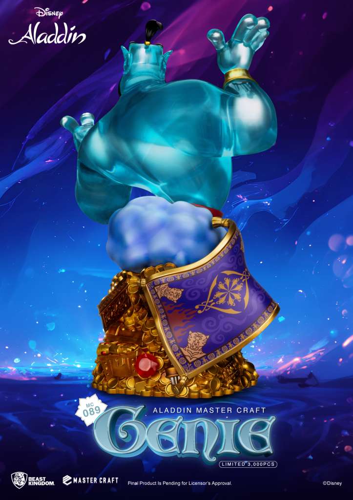 Disney Aladdin Genie Master Craft 42cm Statue limitiert Beast Kingdom