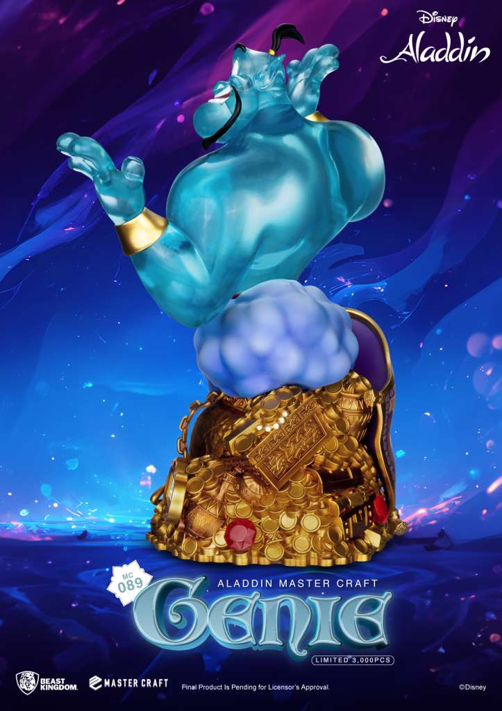 Disney Aladdin Genie Master Craft 42cm Statue limitiert Beast Kingdom