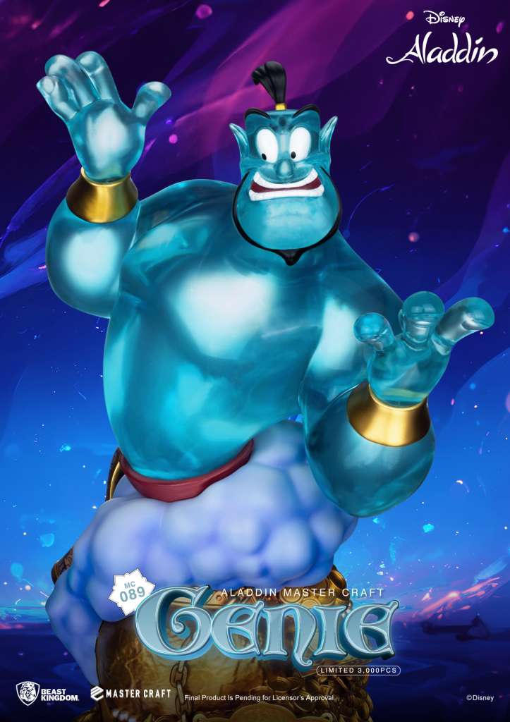 Disney Aladdin Genie Master Craft 42cm Statue limitiert Beast Kingdom