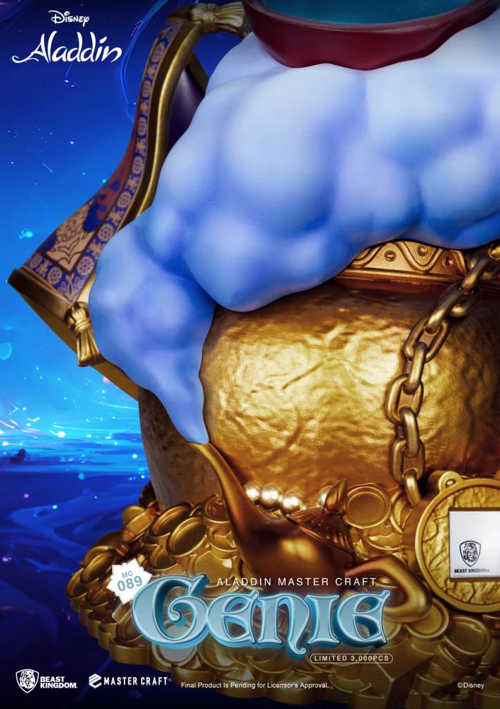 Disney Aladdin Genie Master Craft 42cm Statue limitiert Beast Kingdom