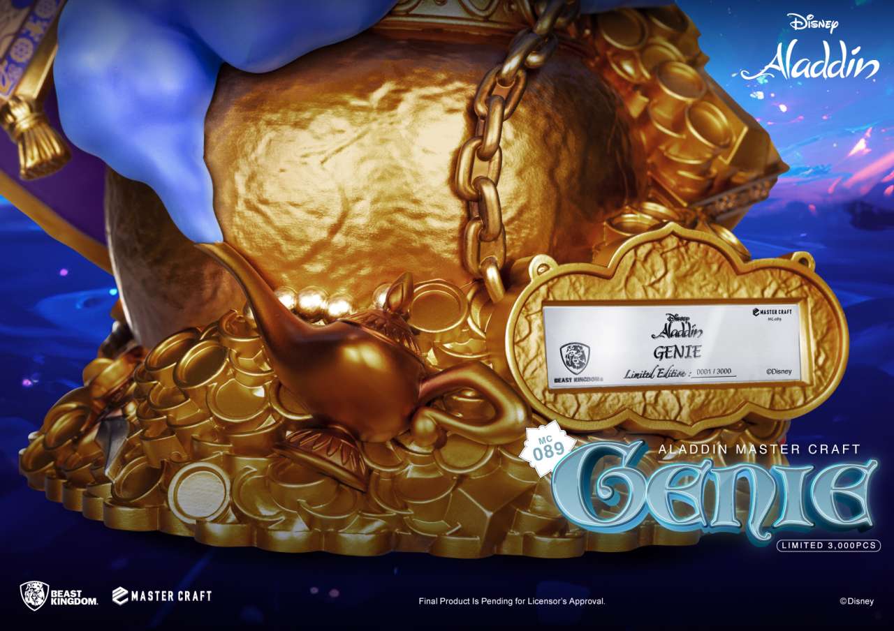 Disney Aladdin Genie Master Craft 42cm Statue limitiert Beast Kingdom