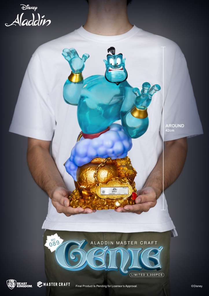 Disney Aladdin Genie Master Craft 42cm Statue limitiert Beast Kingdom
