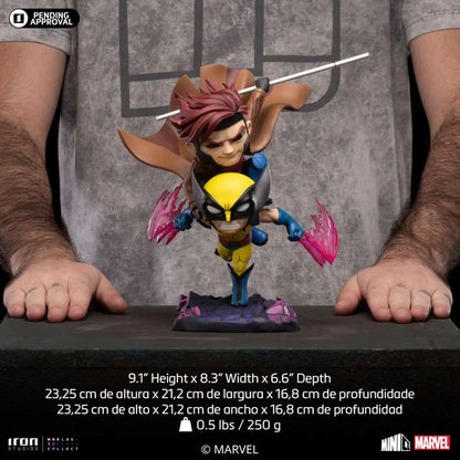 Iron Studios X-Men '97 Gambit & Wolverine – Special Size MiniCo Sammlerfigur