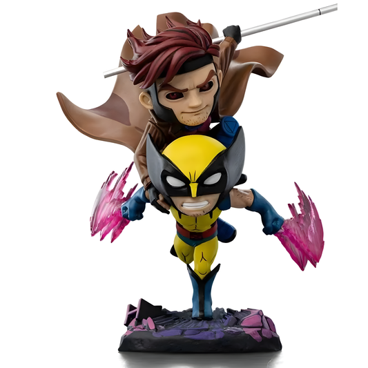 Iron Studios X-Men '97 Gambit & Wolverine – Special Size MiniCo Sammlerfigur