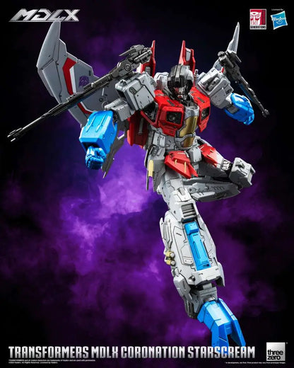 threezero Transformers: MDLX Coronation Starscream – Premium Sammlerfigur (20 cm)