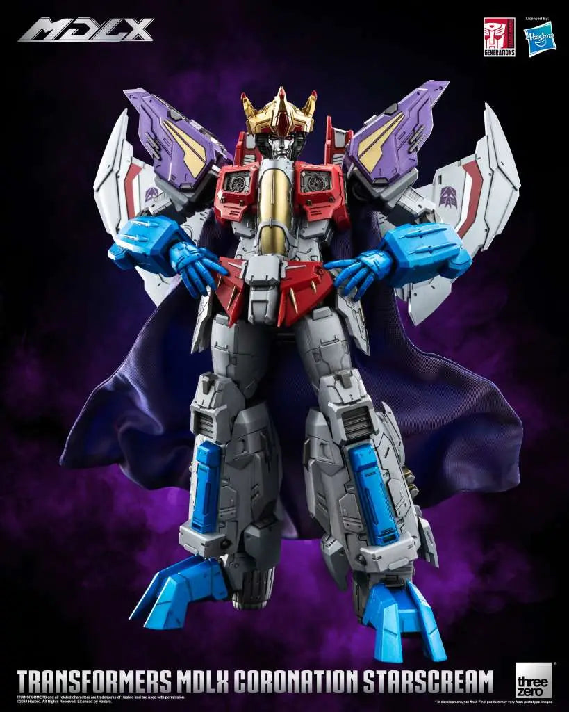 threezero Transformers: MDLX Coronation Starscream – Premium Sammlerfigur (20 cm)
