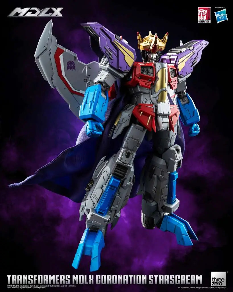threezero Transformers: MDLX Coronation Starscream – Premium Sammlerfigur (20 cm)