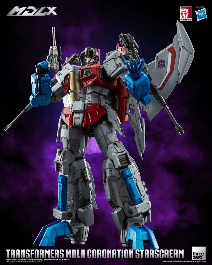 threezero Transformers: MDLX Coronation Starscream – Premium Sammlerfigur (20 cm)
