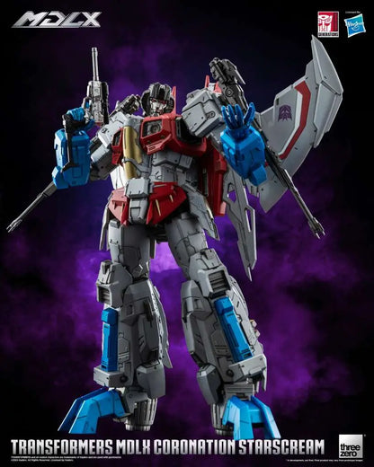 threezero Transformers: MDLX Coronation Starscream – Premium Sammlerfigur (20 cm)