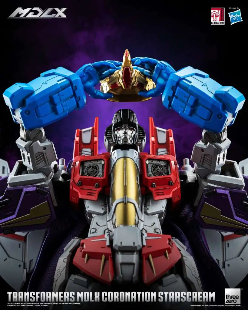 threezero Transformers: MDLX Coronation Starscream – Premium Sammlerfigur (20 cm)