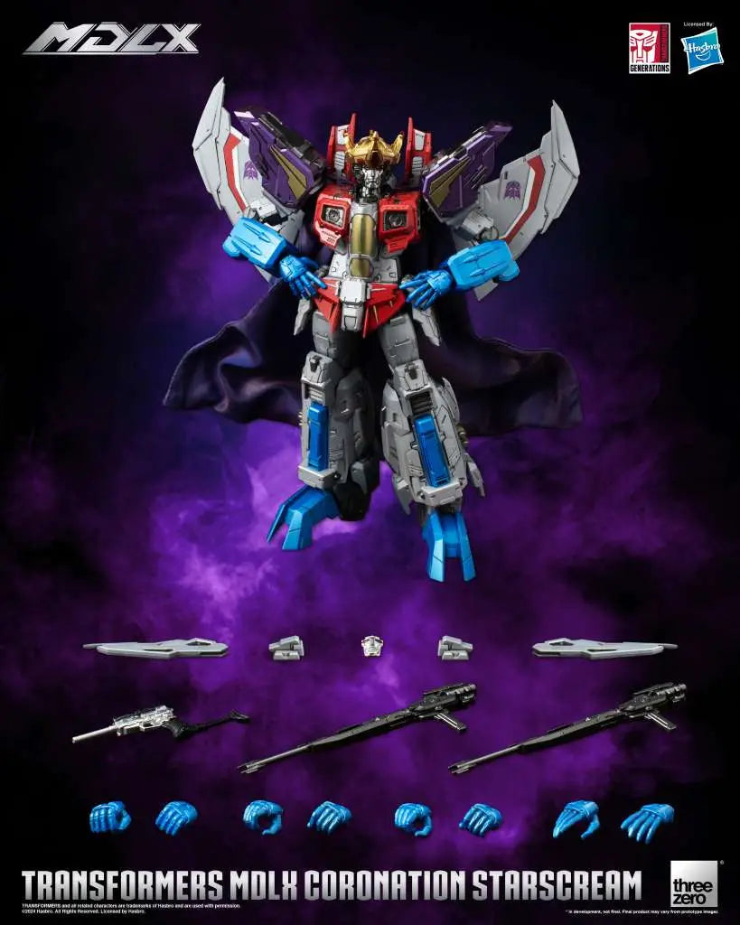 threezero Transformers: MDLX Coronation Starscream – Premium Sammlerfigur (20 cm)