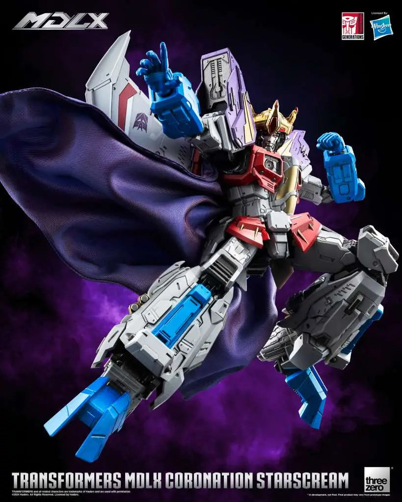 threezero Transformers: MDLX Coronation Starscream – Premium Sammlerfigur (20 cm)