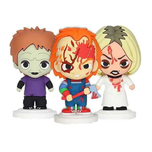 SD Toys Pokis: Chucky Family NYCC Exclusive – 3er Set Gummifiguren (Chucky, Tiffany & Glen)
