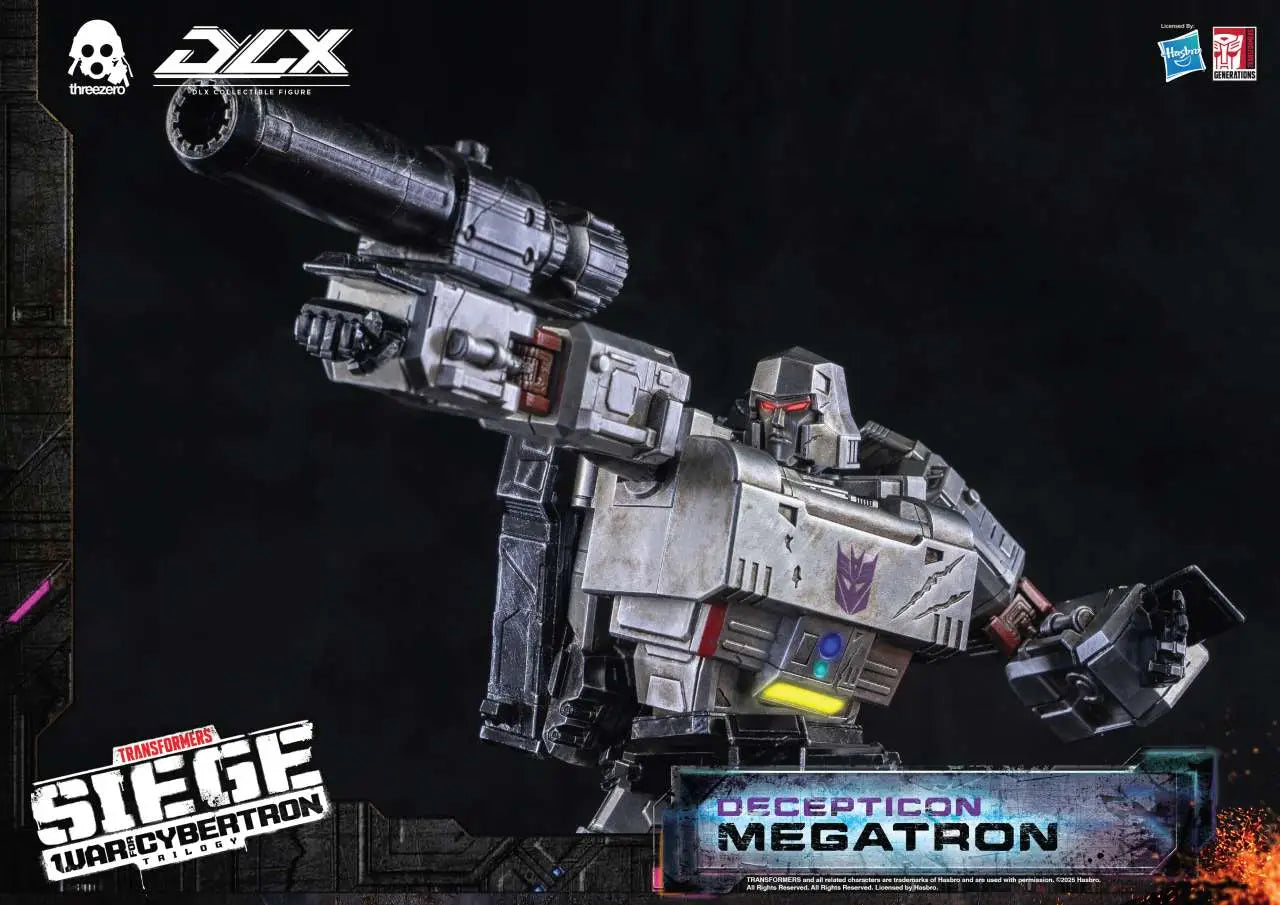 Threezero Transformers: War for Cybertron Trilogy – Megatron DLX Collectible Figure