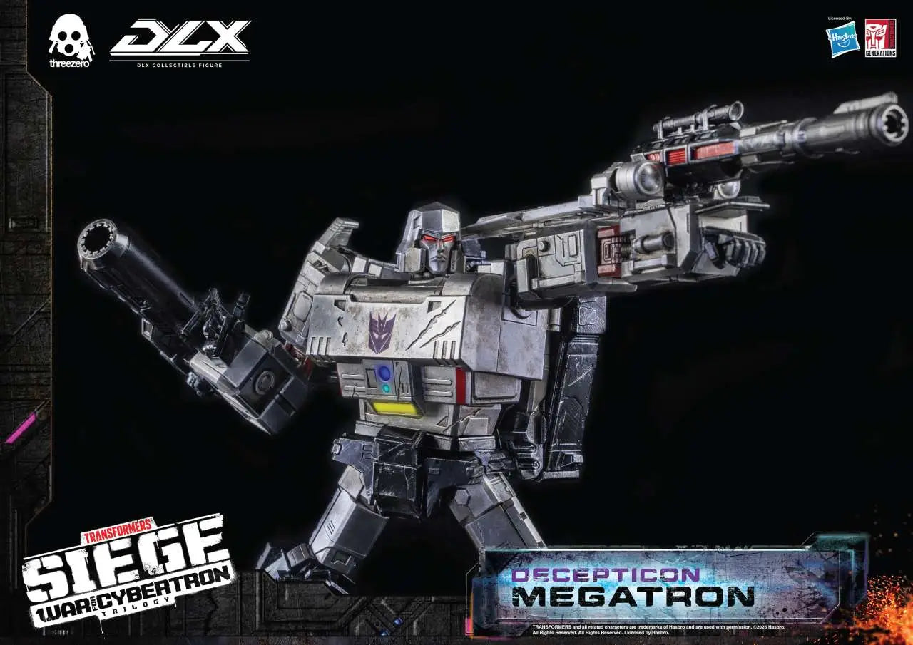 Threezero Transformers: War for Cybertron Trilogy – Megatron DLX Collectible Figure