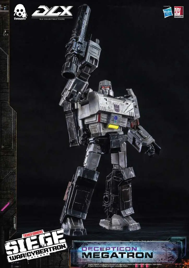 Threezero Transformers: War for Cybertron Trilogy – Megatron DLX Collectible Figure