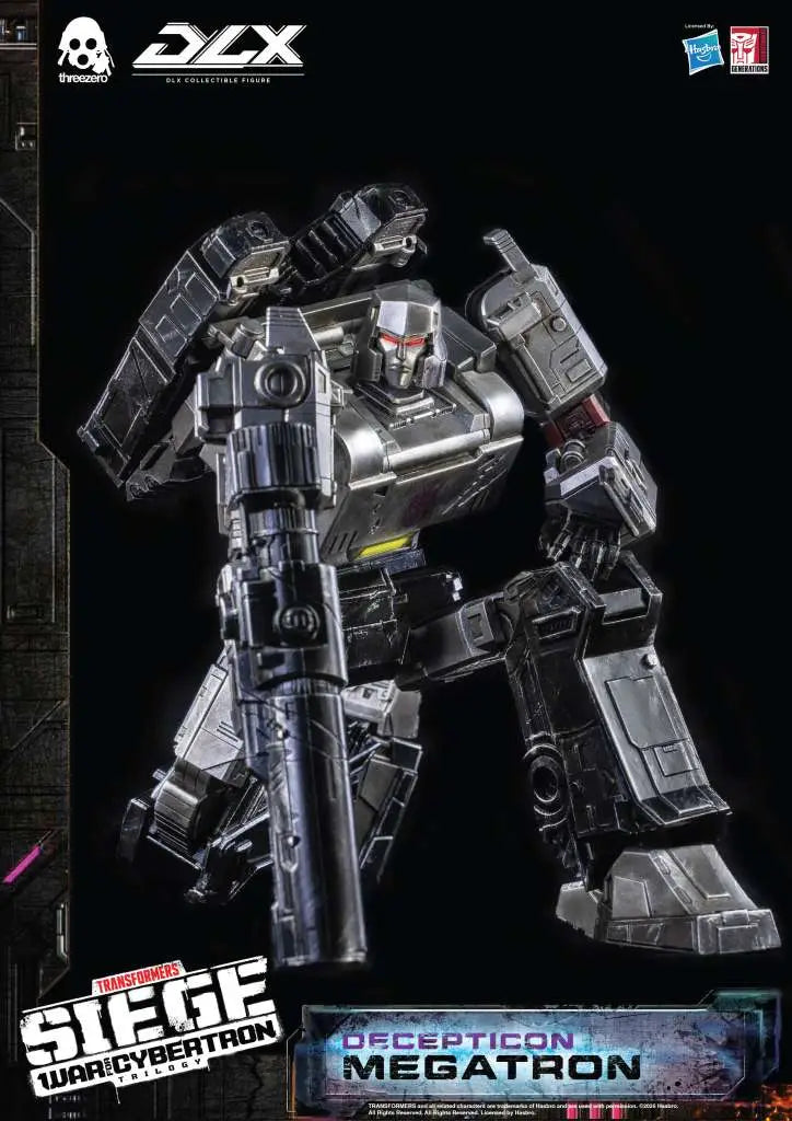 Threezero Transformers: War for Cybertron Trilogy – Megatron DLX Collectible Figure