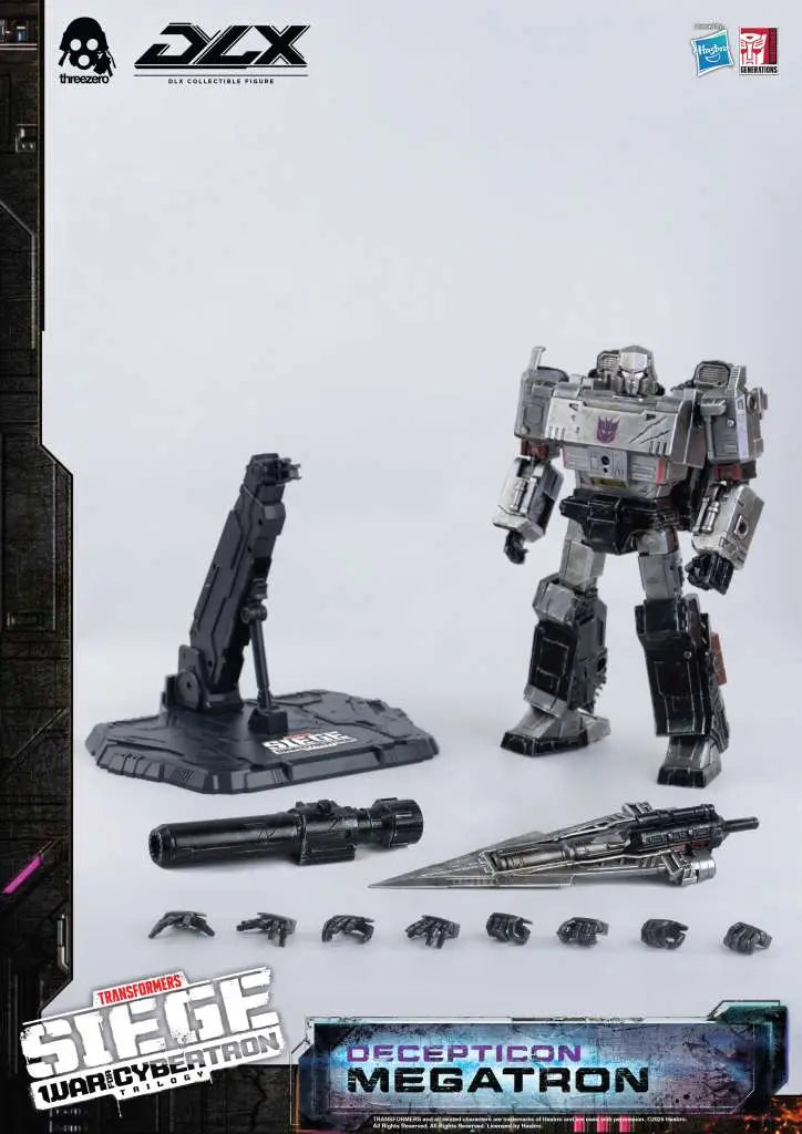 Threezero Transformers: War for Cybertron Trilogy – Megatron DLX Collectible Figure