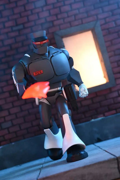 NECA TMNT Cartoon Evil Rex-1 Ultimate Actionfigur – Robot Enforcement Experiment