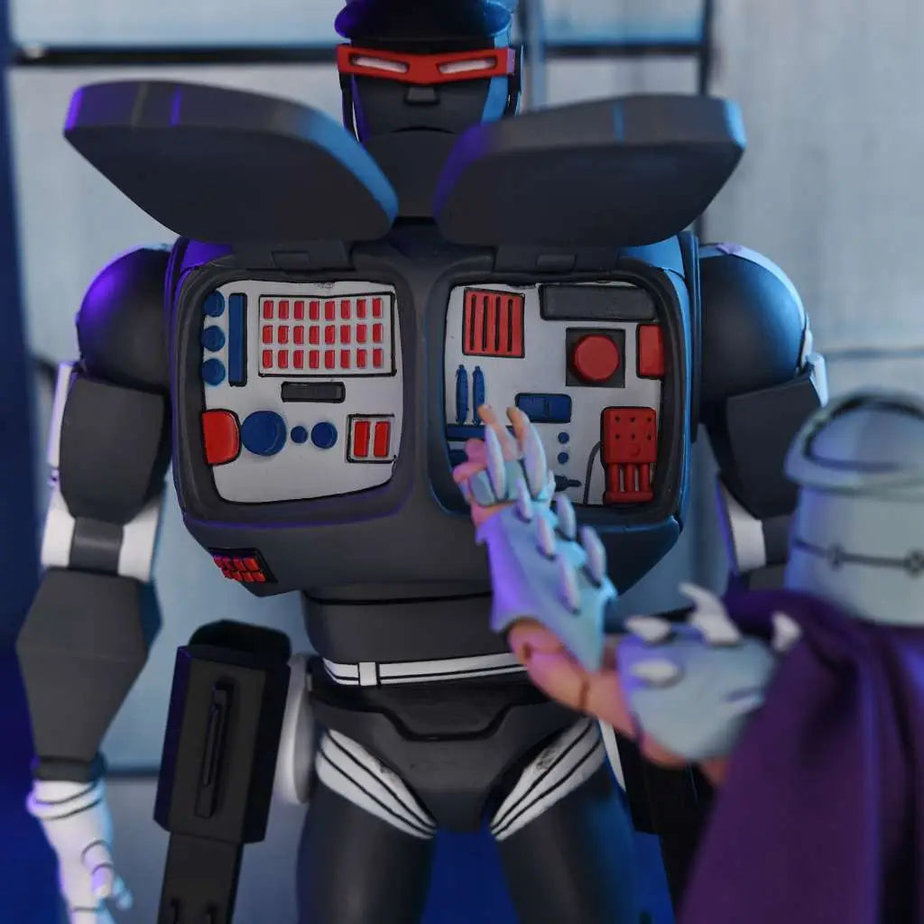 NECA TMNT Cartoon Evil Rex-1 Ultimate Actionfigur – Robot Enforcement Experiment