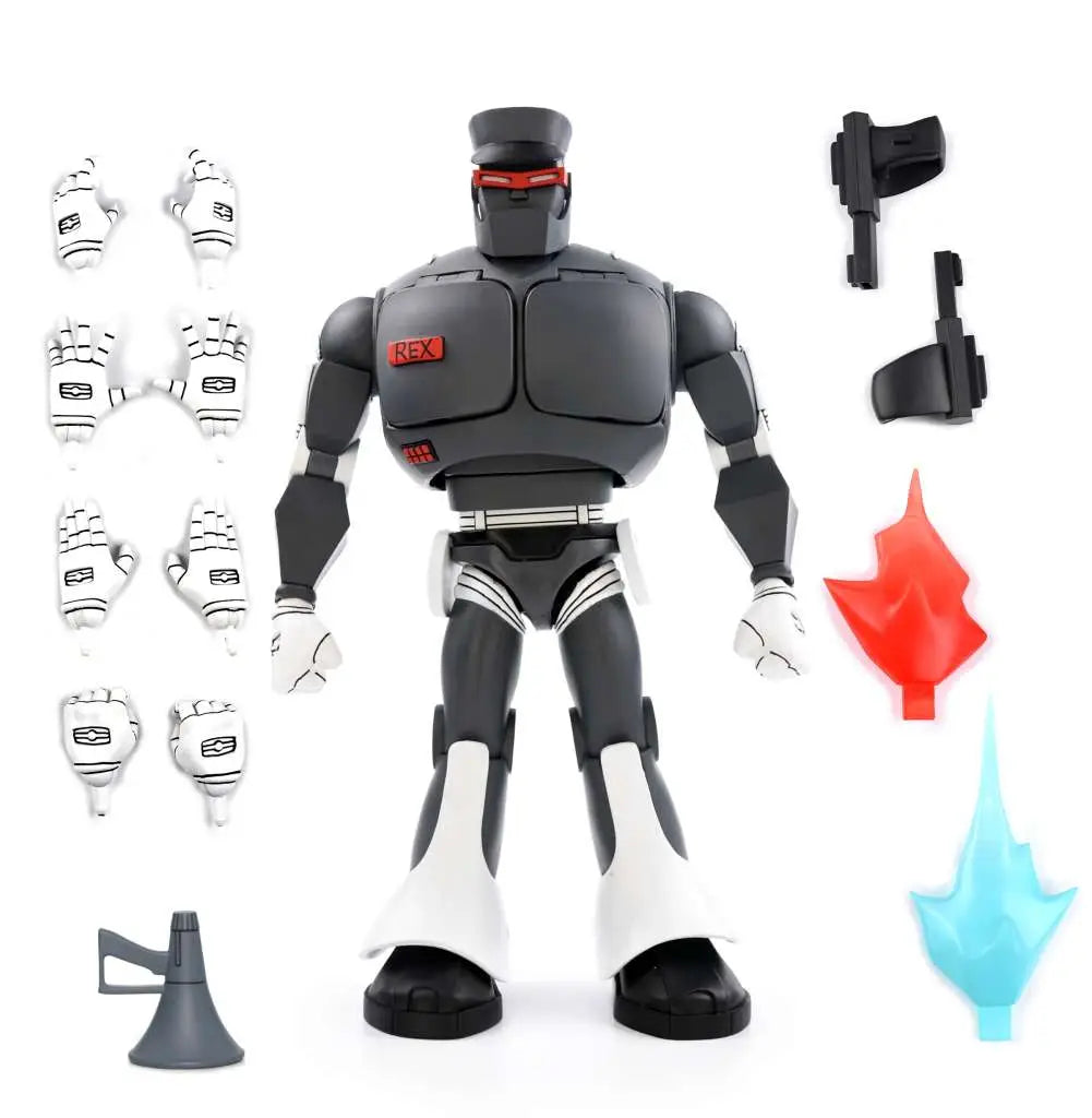 NECA TMNT Cartoon Evil Rex-1 Ultimate Actionfigur – Robot Enforcement Experiment