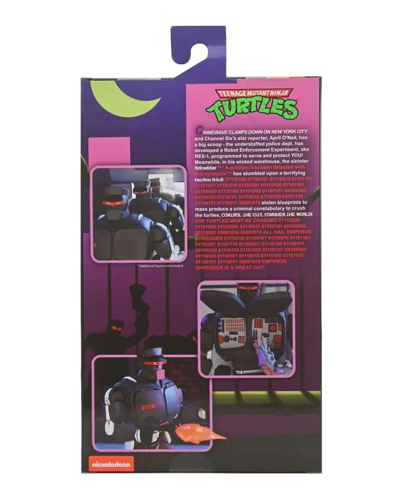 NECA TMNT Cartoon Evil Rex-1 Ultimate Actionfigur – Robot Enforcement Experiment