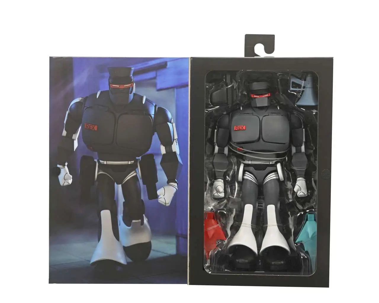 NECA TMNT Cartoon Evil Rex-1 Ultimate Actionfigur – Robot Enforcement Experiment