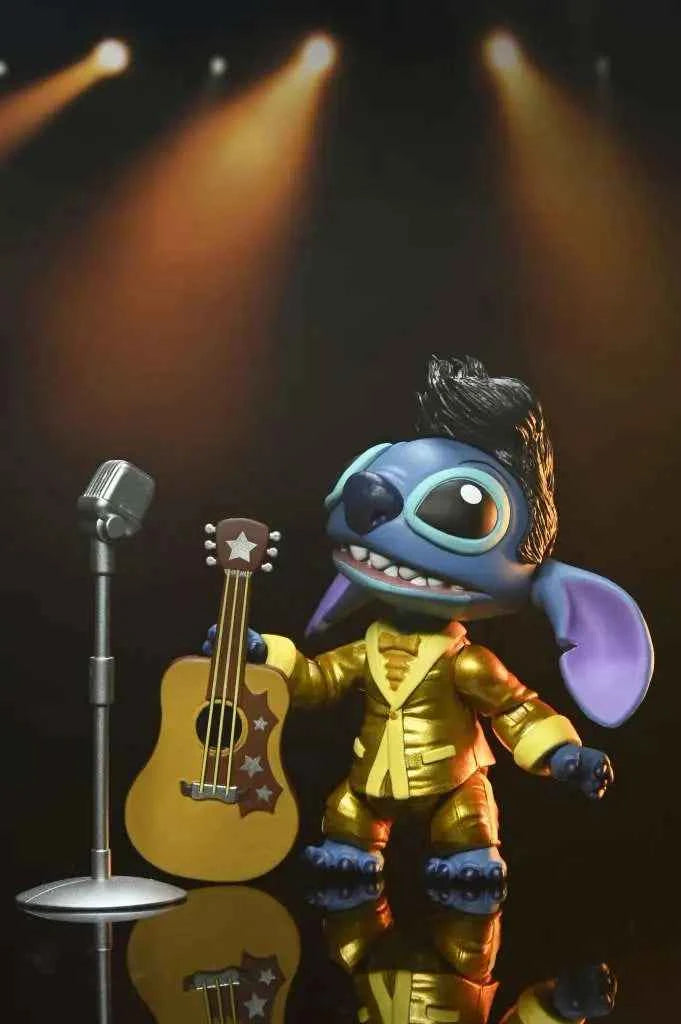 NECA Ultimate: Disney Lilo & Stitch – Elvis Stitch (Goldener Anzug) Actionfigur