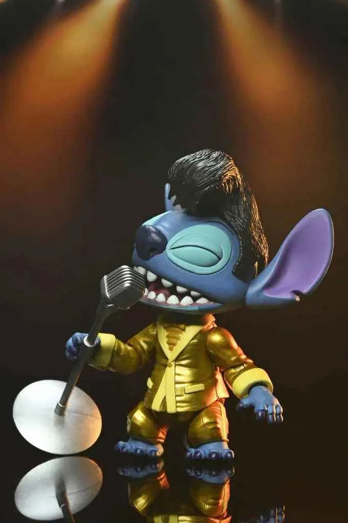 NECA Ultimate: Disney Lilo & Stitch – Elvis Stitch (Goldener Anzug) Actionfigur