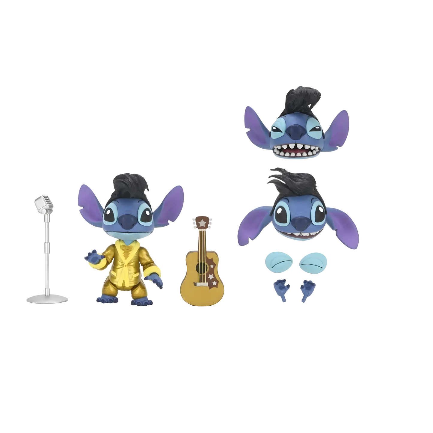 NECA Ultimate: Disney Lilo & Stitch – Elvis Stitch (Goldener Anzug) Actionfigur