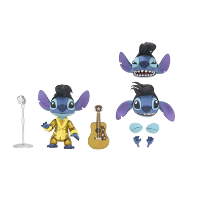 NECA Ultimate: Disney Lilo & Stitch – Elvis Stitch (Goldener Anzug) Actionfigur