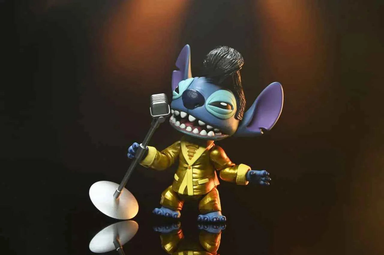 NECA Ultimate: Disney Lilo & Stitch – Elvis Stitch (Goldener Anzug) Actionfigur