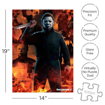 Aquarius Halloween II Michael Myers Puzzle – 500 Teile (48x35 cm)