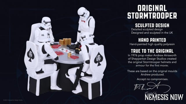 Original Stormtrooper Pokerface-Glücksspielfiguren