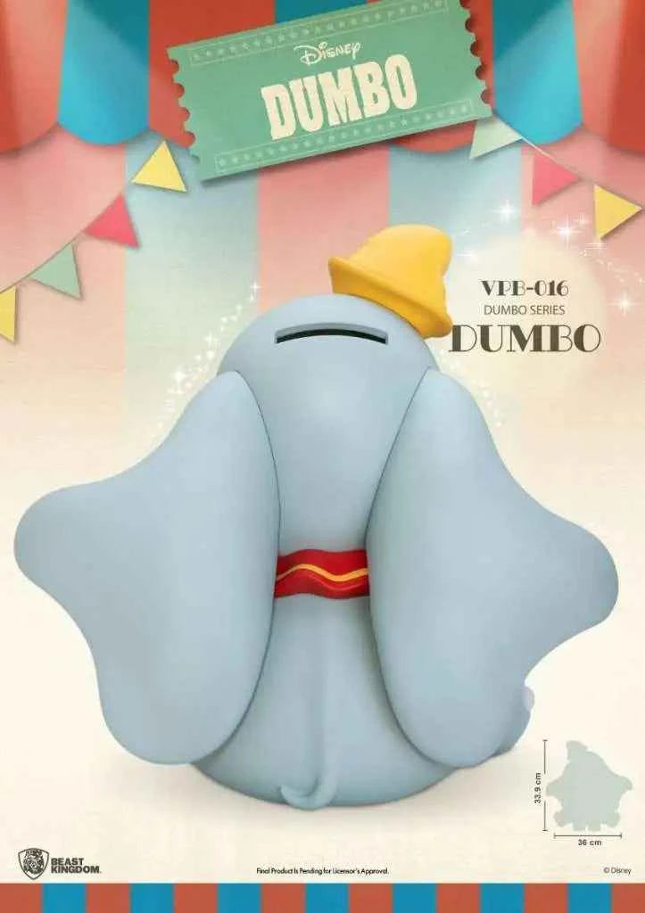 Beast Kingdom VPB-016: Disney Dumbo – Riesige Vinyl-Spardose & Funktionsfigur (34 cm)