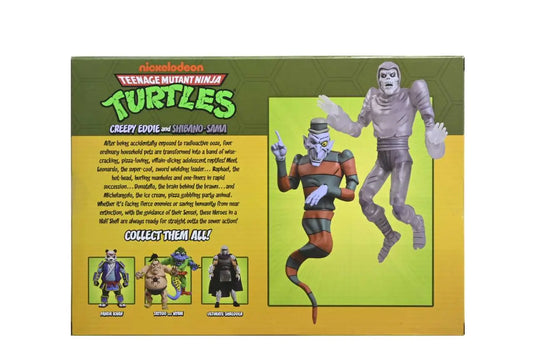 NECA TMNT Saturday Morning Adventures Creepy Eddie & Shibano-Sama Actionfiguren 2er-Pack