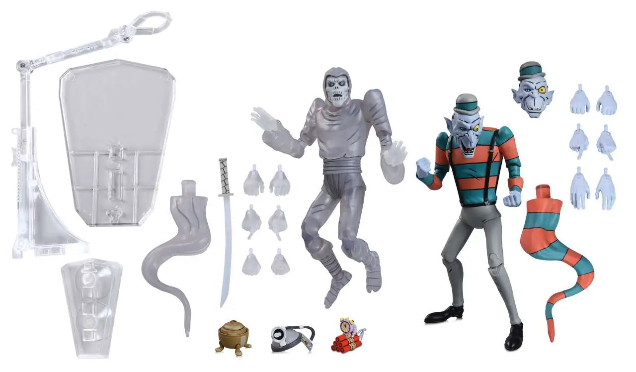 NECA TMNT Saturday Morning Adventures Creepy Eddie & Shibano-Sama Actionfiguren 2er-Pack