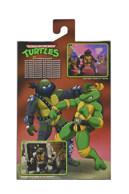 NECA TMNT Saturday Morning Adventures Dark Leonardo Ultimate Actionfigur