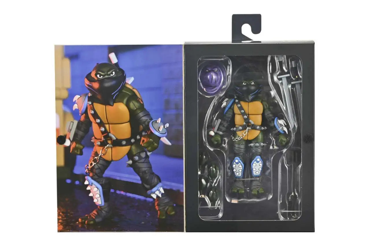 NECA TMNT Saturday Morning Adventures Dark Leonardo Ultimate Actionfigur