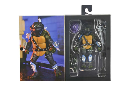 NECA TMNT Saturday Morning Adventures Dark Leonardo Ultimate Actionfigur