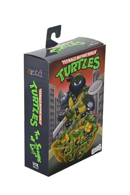 NECA TMNT Saturday Morning Adventures Dark Leonardo Ultimate Actionfigur